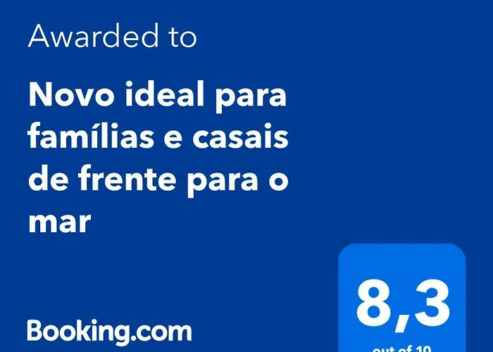 Ideal para famílias e casais de Frente para o mar.